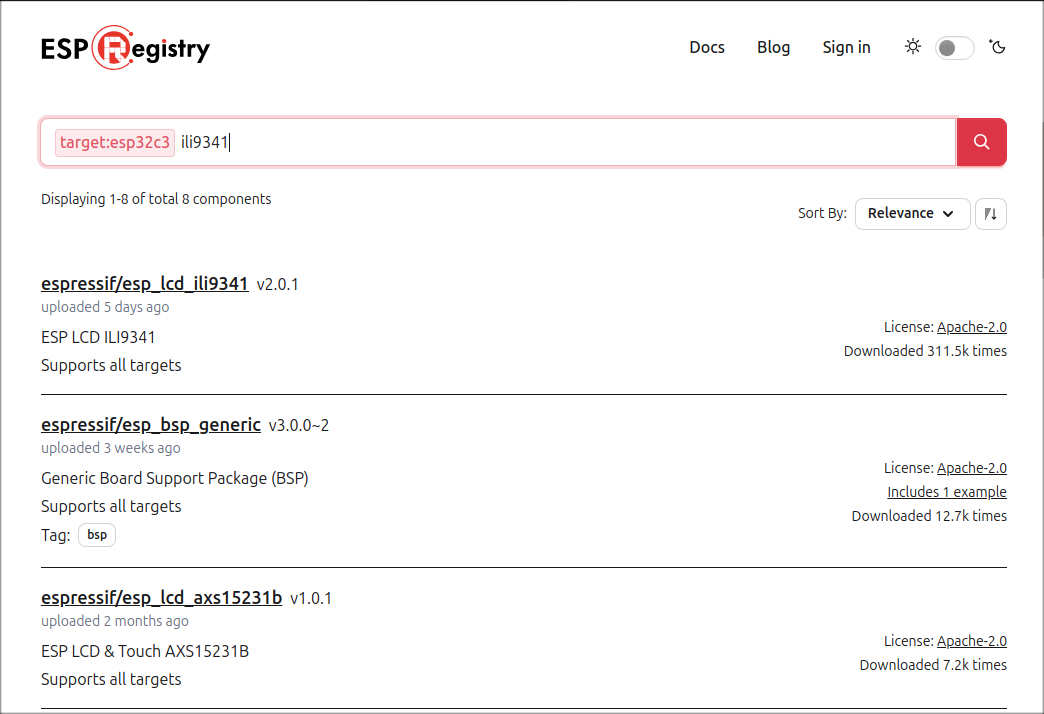 ESP-IDF Component Manager